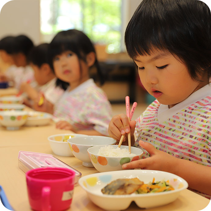 給食時間の様子
