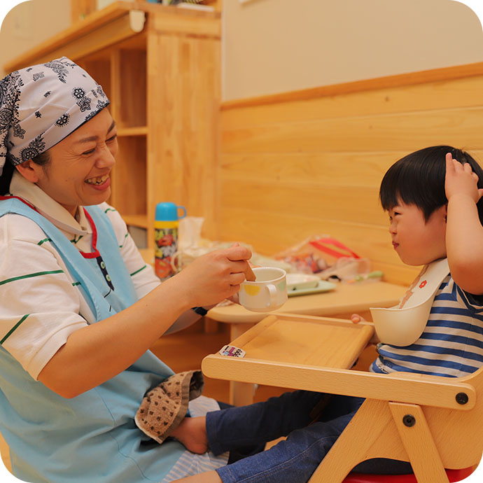 給食時間の様子